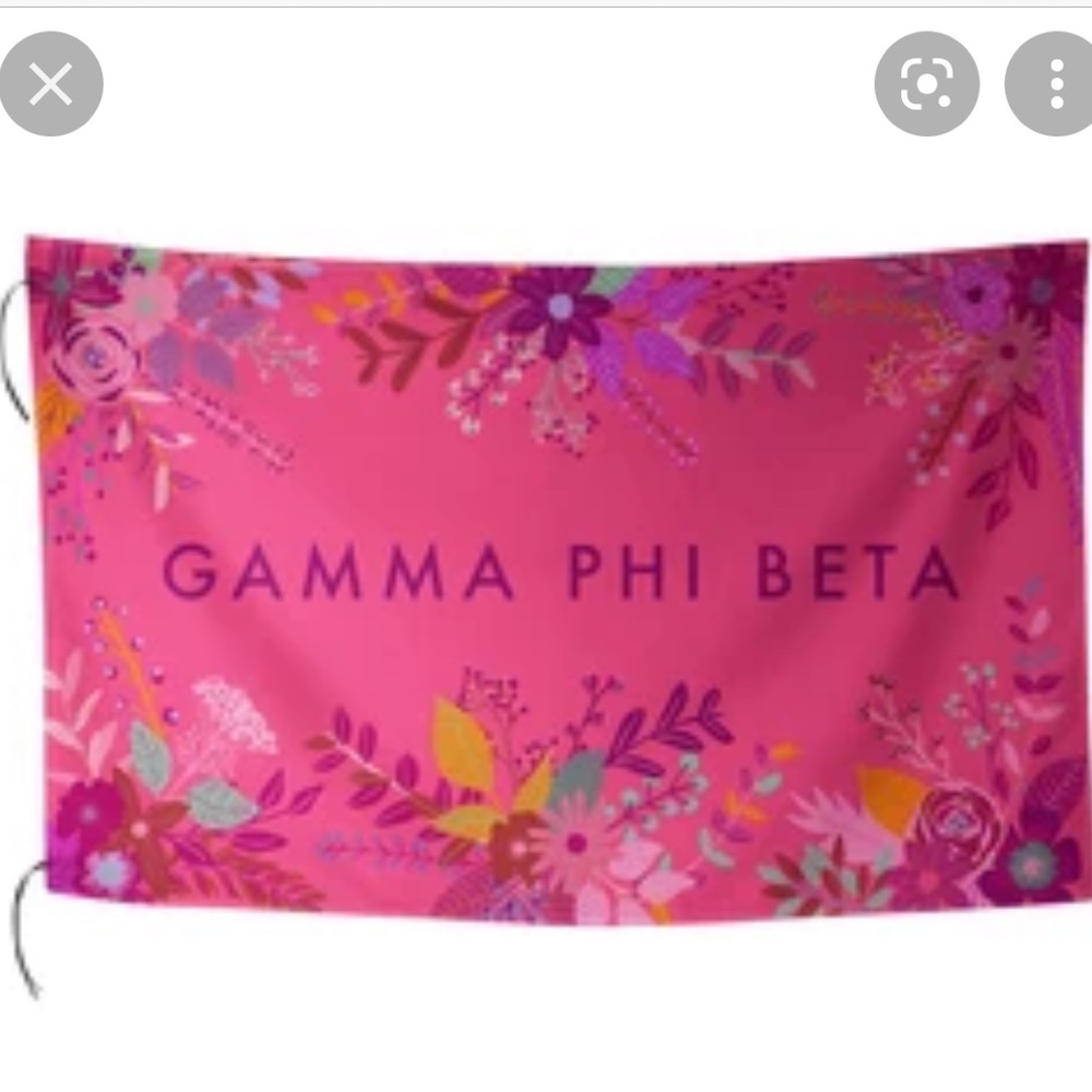 GAMMA PHI BETA flag NWOT